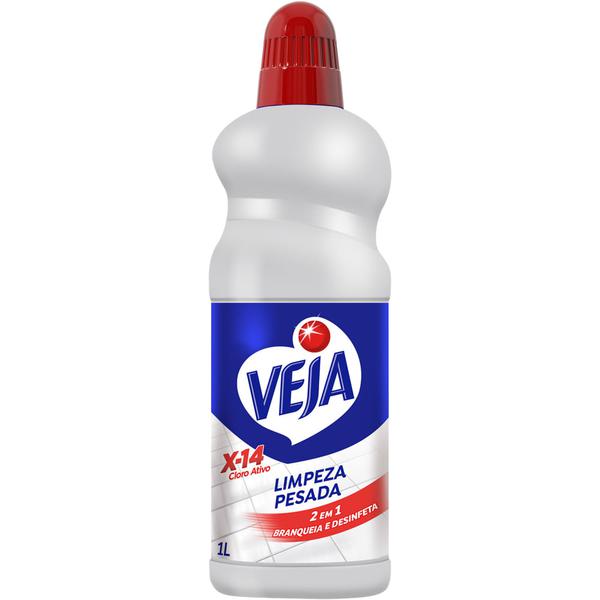 LIMPADOR VEJA LIMPEZA PESADA CLORO 2EM1 1L
