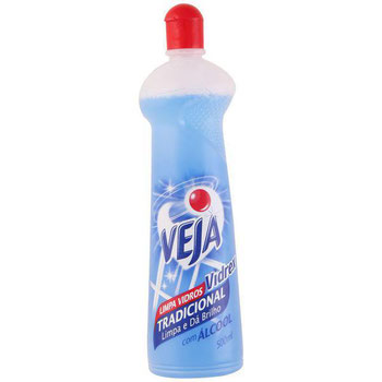 Veja Vidrex Tradicional Limpador Para Vidros Com ÁLcool Squeeze Com 20% De Desconto