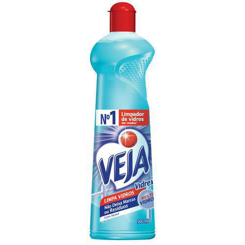 Limpa Vidro Vidrex com Álcool Tradicional Squeez 500ml