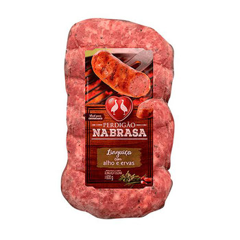 LINGUICA PERDIGAO NA BRASA COM ERVAS 600G