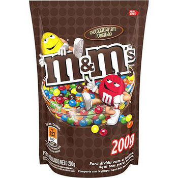 M&M CHOCOLATE AO LEITE 200G