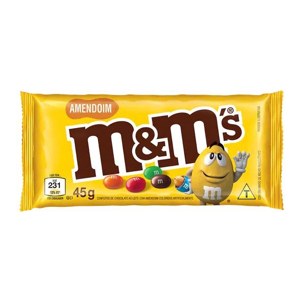 M&M CHOCOLATE AO LEITE 45G