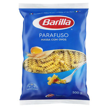 MACARRÃO BARILLA 500G PARAFUSO C/OVOS