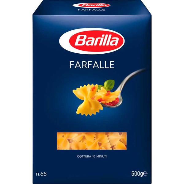 MACARRÃO BARILLA GRANO DURO 500G FARFALLE