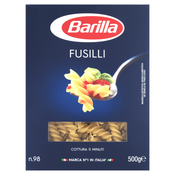 MACARRÃO BARILLA GRANO DURO 500G FUSILLI