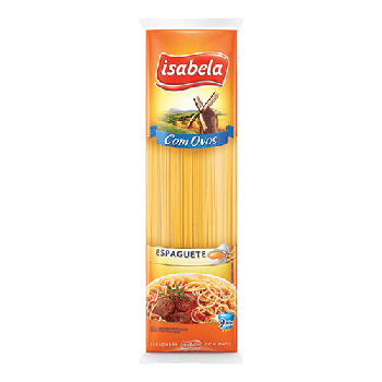 MACARRÃO ISABELA 500G OVOS ESPAGUETE