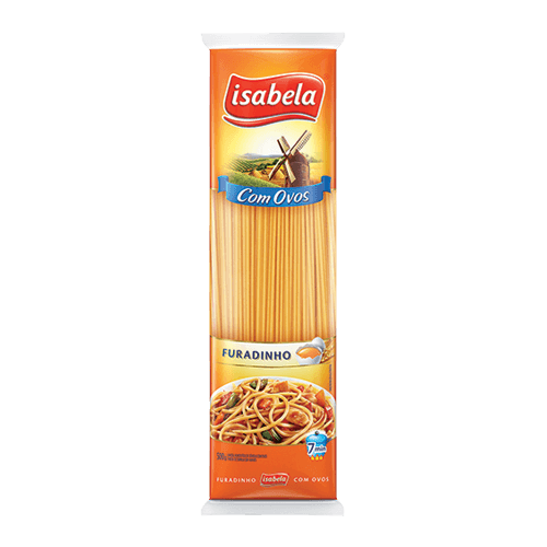 MACARRÃO ISABELA 500G OVOS FURADINHA