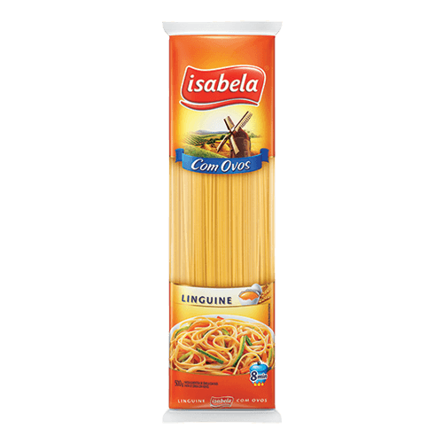MACARRÃO ISABELA 500G OVOS LINGUINE