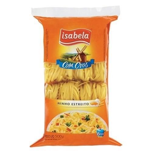 MACARRÃO ISABELA 500G OVOS NINHO ESTREITO