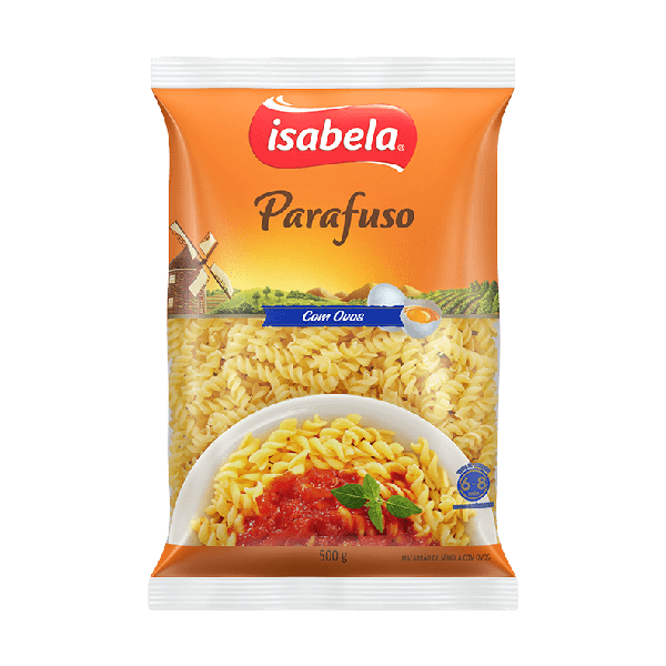 MACARRÃO ISABELA 500G OVOS PARAFUSO