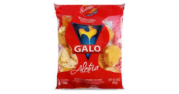 MACARRAO GALO ALETRIA 500G