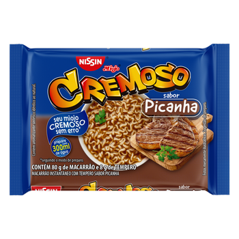 MACARRAO INST NISSIN CREMOSO PICANHA 88G