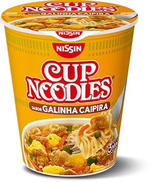 Macarrão Instantâneo Nissin Cup Pote Galinha Caipira 64gr
