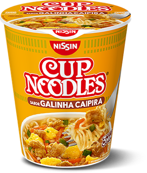 Macarrão Instantâneo Nissin Cup Pote Galinha Caipira 64gr