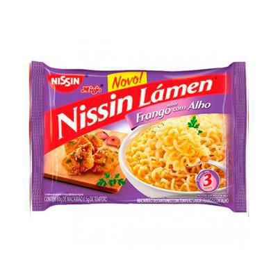 MACARRAO INST NISSIN FRANGO COM ALHO 88G