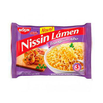 MACARRAO INST NISSIN FRANGO COM ALHO 88G