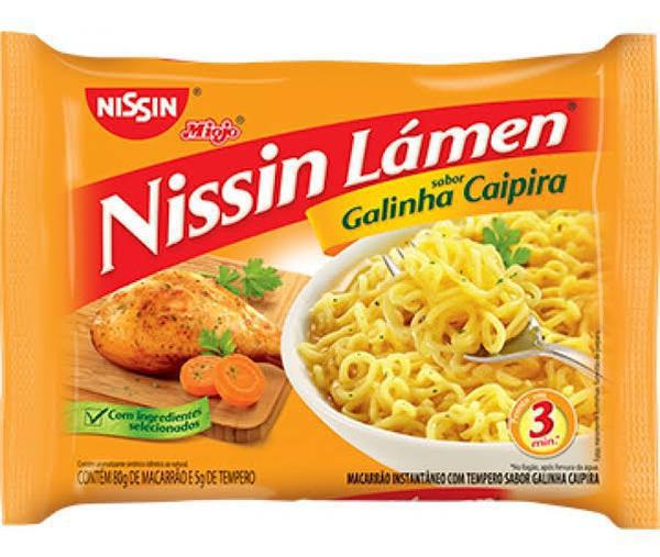 Macarrão Instantâneo Nissin Lámen Galinha Caipira 85gr