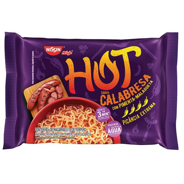 MACARRAO INST NISSIN HOT CALABRESA 85G