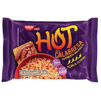 MACARRAO INST NISSIN HOT CALABRESA 85G