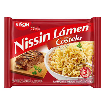 MACARRAO INST NISSIN LAMEN COSTELA 85G