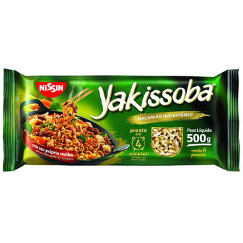 MACARRAO INST NISSIN YAKISSOBA S/TEMPERO 500G