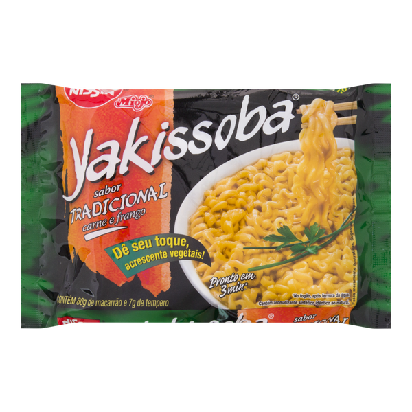 MACARRAO INST NISSIN YAKISSOBA TRADICIONAL 87G