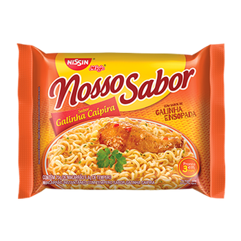 Macarrão Instantâneo Nosso Sabor Galinha Caipira 74gr