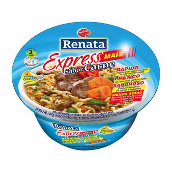 MACARRAO INST RENATA CARNE 87G