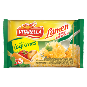 MACARRAO INST VITARELLA LEGUMES 85G