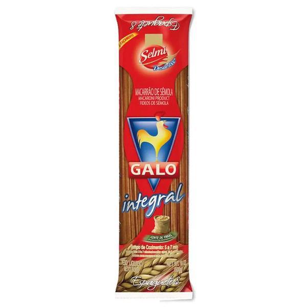MACARRAO INTEGRAL GALO ESPAGUETE 500G