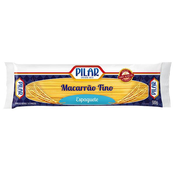 MACARRAO PILAR FINO ESPAGUETE 500G