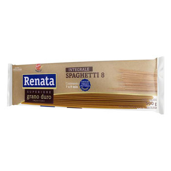 MACARRAO RENATA ESPAGUETE INTEGRAL 500G