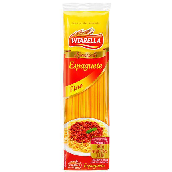 MACARRAO VITARELLA ESPECIALE ESPAG FINO 500G