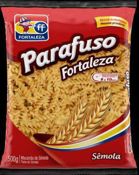 MACARRO FORTALEZA PARAFUSO 500G