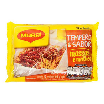 MAGGI TEMPERO E SABOR MASSAS E MOLHOS 50G