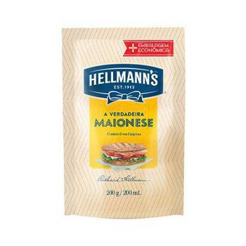 Maionese Hellmann's Tradicional Sachê 200gr