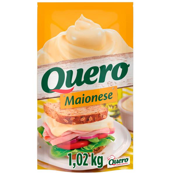MAIONESE QUERO 1,020KG SACHET