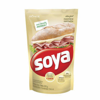 MAIONESE SOYA SACHET 200G