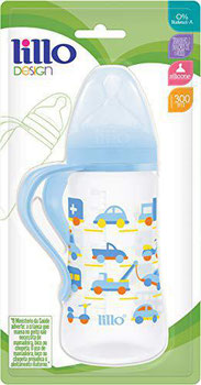 MAMADEIRA LILLO DESIGN AZUL DECORADA 300ML
