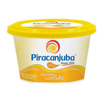 Manteiga Piracanjuba Com Sal Pote 200g