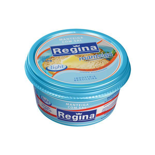MANTEIGA REGINA LIGHT C/ SAL 200G