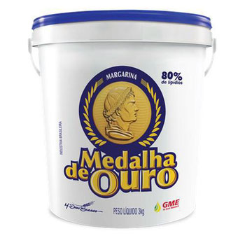 MARGARINA MEDALHA OURO 3KG