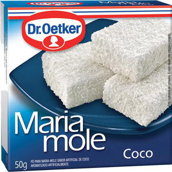 Pó para Maria Mole Dr.Oetker Coco Caixa 50g