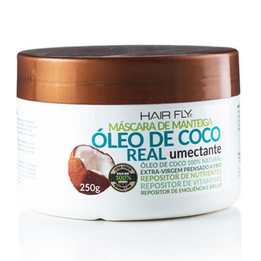 MASCARA DE MANTEIGA  HAIR FLY OLEO COCO 250G 
