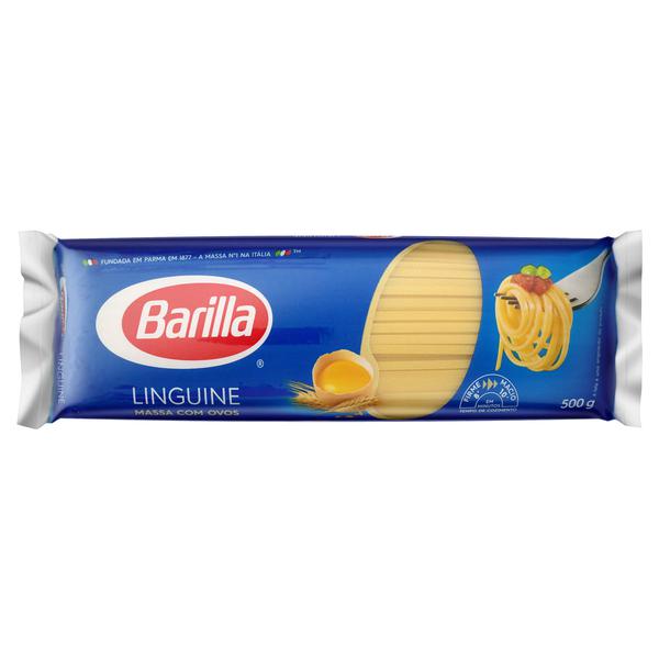 MASSA COM OVOS LINGUINE BARILLA 500G