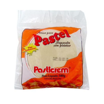 MASSA PASTEL COM PASTICREM 500G