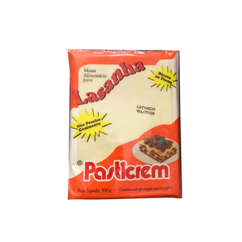 MASSA PRONTA LASANHA PASTICREM 500G