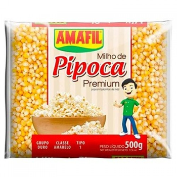 MILHO DE PIPOCA AMAFIL PREMIUM 500G