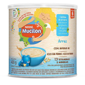 MINGAU MUCILON NESTLE LATA ARROZ 400G