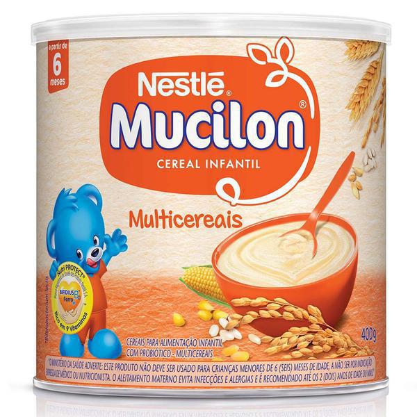 Cereal Infantil Mucilon Multicereais 400gr